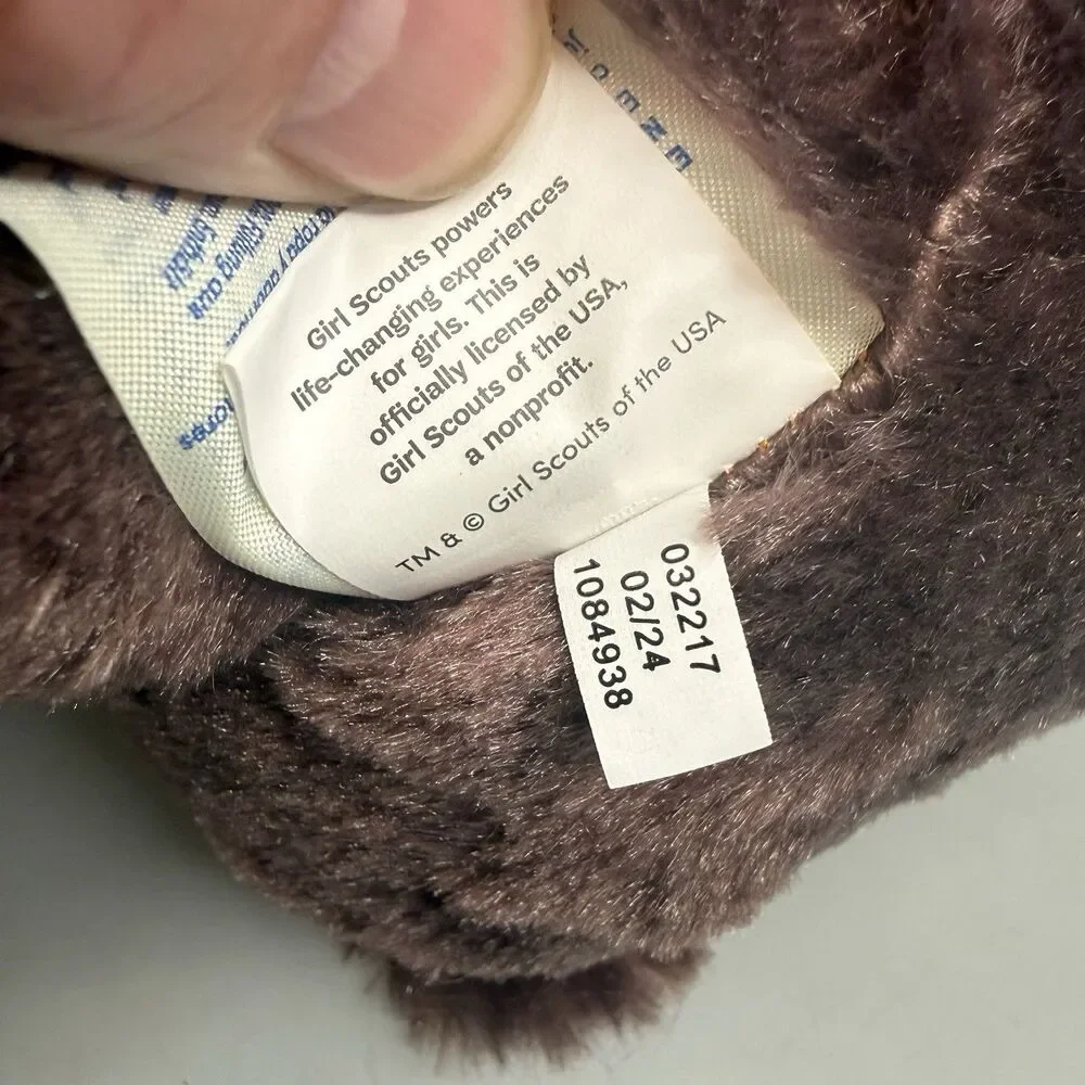 Build A Bear Girl Scout Brownie Thin Mint Sash Skort 2024 Plush EUC